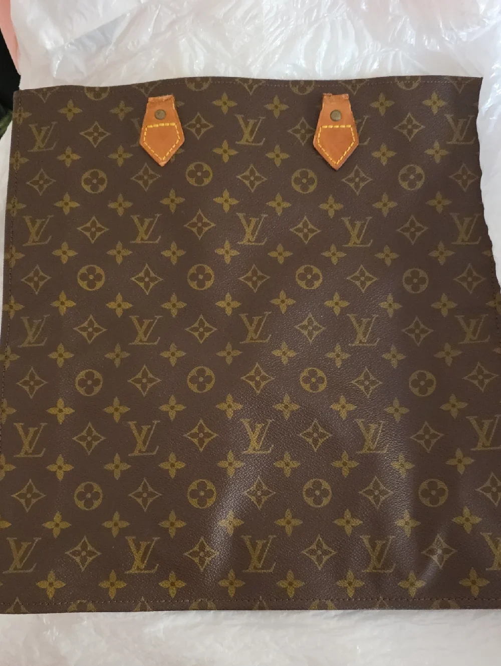 Louis Vuitton Monogram Canvas Shopper Tote - Brown & Tan